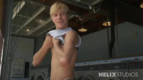 HelixStudios – Bareback Twink Laundry Day – Luke Allen, Jessie Montgomery