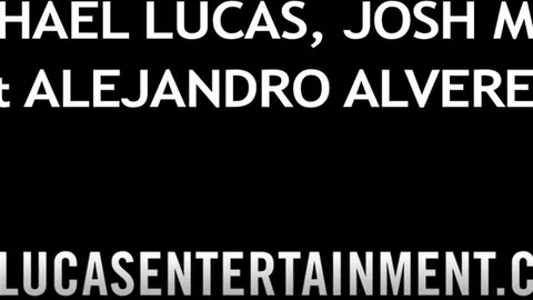 Michael Lucas si scopa senza condom Josh Milk e Alejandro Alvarez