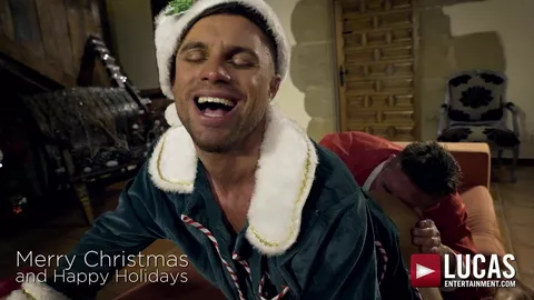 LucasEntertainment – Bareback Christmas – Tomas Brand & Klim Gromov