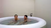 Casal transa no Chaturbate no seu jacuzzi