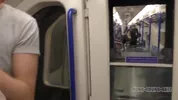 Plan mamada en el metro de Londres