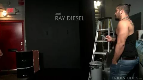 Rabo grande en el backroom