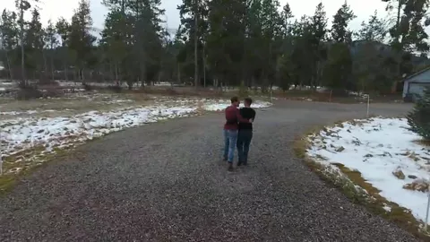 Bareback dans la neige