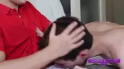 Chris Bieber - video gay avec le livreur de pizza