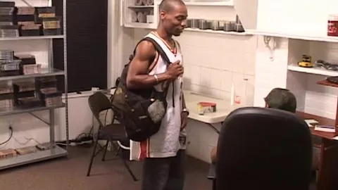 Kräftige schwarze Athleten