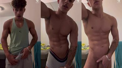 Sportif marocain se branle après la gym