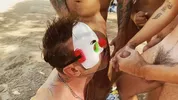 The Curious Clown Orgy — Viktor Rom, Jens Rom, Pablo y Sebas & Leo Bulgari — Cruising em Dunes