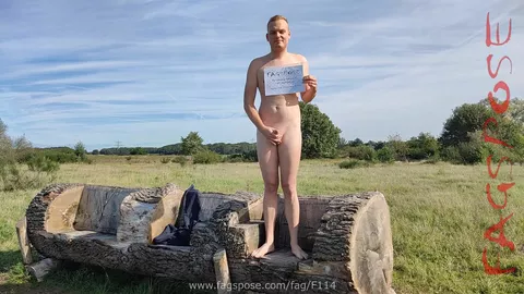 Arnoud aus den Niederlanden - Outdoor-Fotoshooting für Fagspose F114