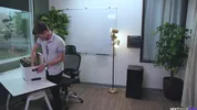Trevor Harris, Tony Genius - Primeiro dia de trabalho