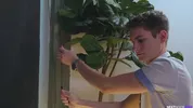 Trevor Harris, Tony Genius - Primeiro dia de trabalho