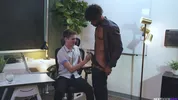 Trevor Harris, Tony Genius - Primeiro dia de trabalho