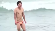Haruma auf einem offenen Strand.....