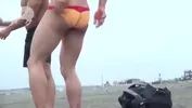Haruma auf einem offenen Strand.....