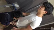 Limpiador de aire acondicionado en faena