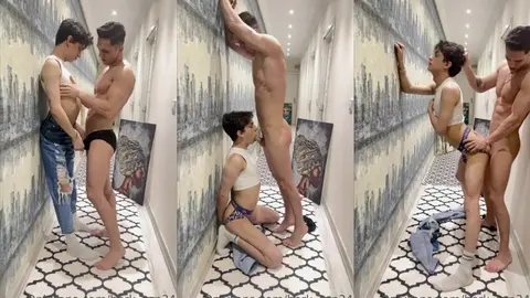 Femboy carino e il suo ragazzo