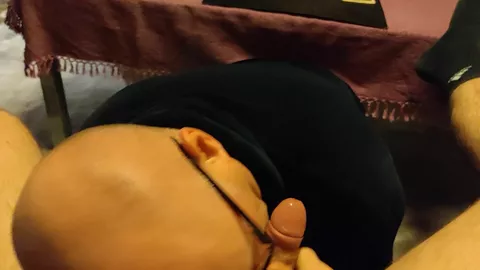 Blow and rimming a new gay by DirtyOldman1001