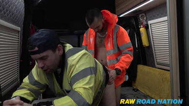 Arbeiter auf Rädern