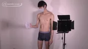 Estudante universitário bonito