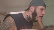 Sucer la grosse bite de Valente - Romeo Davis XL, Valente Rodriguez