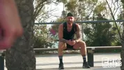 Bastian Karim, Rico Vega et Roque Rems - Baisé en doublet après son cours de roller