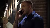 Muscular daddy fucks son's friend at morning.