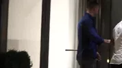 Muscular daddy fucks son's friend at morning.