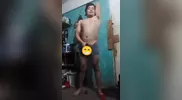 Jesus en boxer jalandose el pene avienta semen #6