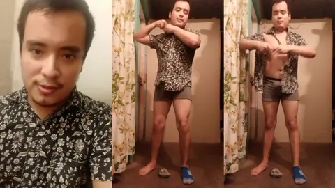 Jesus en boxer jalandose el pene avienta semen #10