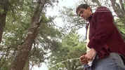 Two friends fucking during a camping trip