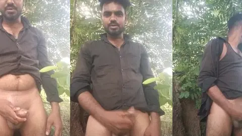 Desi Guy nudo nel bosco parte 4