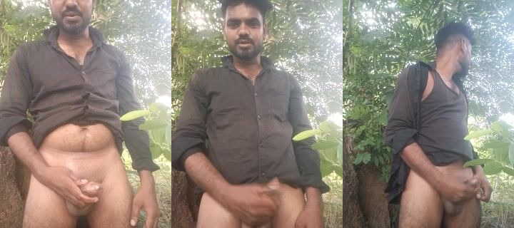 Desi Guy nude in the woods part 4
