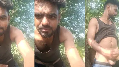 Desi Guy nudo nel bosco parte 5
