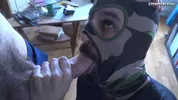 Two Masked Hairy Guys Fuck