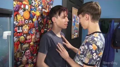 twinks couple room boyfriends gabe devin