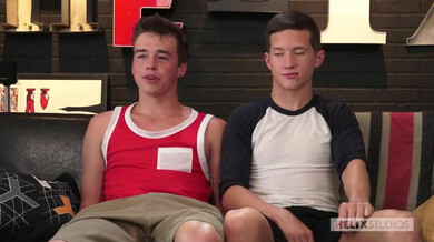 Twinks Freunde Paar ungezogene Troy Tyler