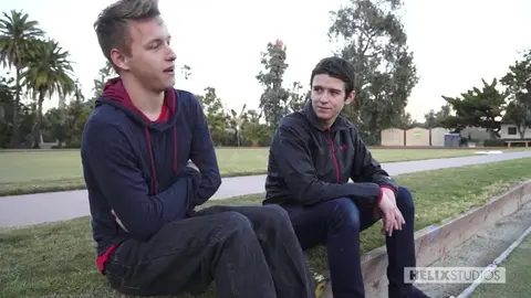 Ungezogenes Paar Freunde twinks evan noah