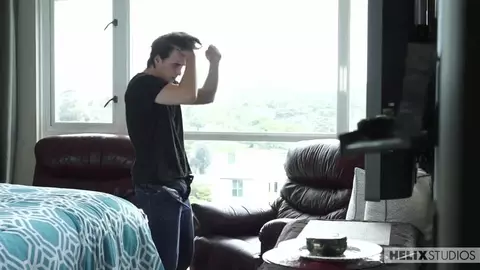 Coppia bollente di twinks a casa — Justin & Cooper