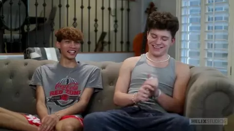 sexy pareja twinks casting silas jamar