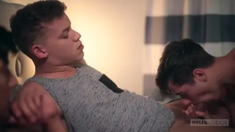 threesome group twinks hotel corbin angel joey