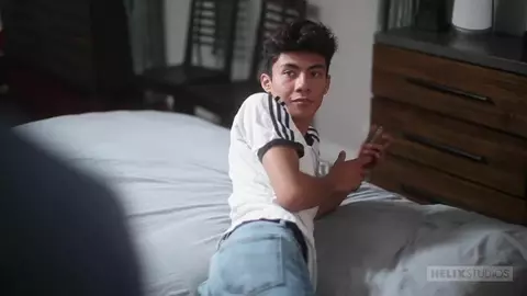 porn sex threesome masked twinks silas josh