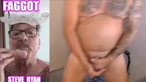 FAGGOT STEVE RYAN LOVES SUCKING COCK