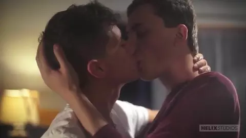 Casal twink sexy no quarto – Collin & Tyler