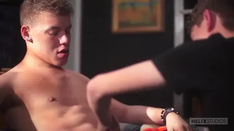 hot sexy couple friends room corbin leo