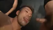 Japanese Bukkake Gangbang