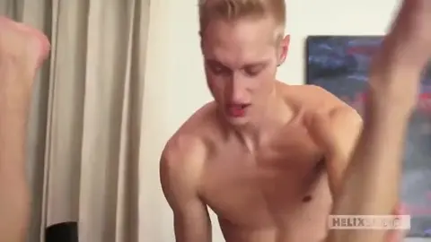 Pareja de colegas y amantes twinks — Andy Greco