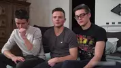 Twink-Dreier mit Freunden – Logan, Blake & Evan
