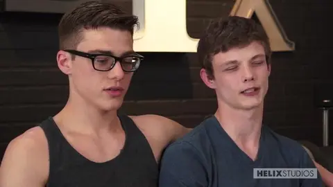 Coppia porno di twink arrapata: Ricky e Blake