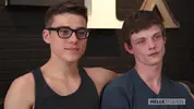 Casal pornô de twinks tarado: Ricky e Blake