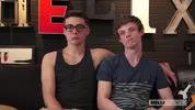 Casal pornô de twinks tarado: Ricky e Blake