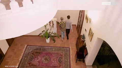 David & Jamie – show sexy à la maison